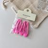 5 Um pacote de grampos de cabelo básicos para combinar, grampos BB de cor brilhante, grampos de franja, grampos laterais para meninas, grampos de gota d'água, acessórios de cabelo