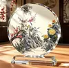 Nuevos Adornos de Cristal de Estilo Chino Inspirados en el Zen para Entrada de Sala de Estar y Decoración de Mesa, Artesanías de Cristal