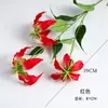 Shangjin 2026 Ano Novo Série Vermelha Floricultura de Antúrio Vermelho Artificial e Orquídea Phalaenopsis Buquês Artesanais com Materiais Florais Atacado