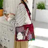 Bolsa Ita Estilo Anime Japonês, Tote Grande de Ombro Cruzado para o Dia a Dia, Bolsa Lisa para Bonecos, Bolsa para Convenção de Anime