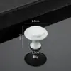 Manija Redonda de Acero Inoxidable con Forma de Hongo Estilo Europeo para Puerta de Armario, Cajón, Gabinete, Puerta de Gabinete de Té, Manija Minimalista Moderna