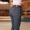 [Ropa de Hombre de Alta Gama] Pantalones Casuales para Hombre, Tendencia de Negocios Primavera y Otoño, Cómodo y Versátil, Estilo Nuevo