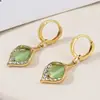 Celebridad en línea pendientes de lágrimas de ángel lujo ligero moda ópalo pendientes de pétalo de alta calidad nicho exquisitos accesorios que combinan con todo