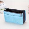 Bolsa Grande Portátil con Doble Cremallera Neceser Multifuncional Bolsa de Almacenamiento Organizadora Bolsa Coreana para Cosméticos Bolsa Interior