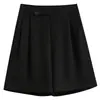 Shorts Casuales de Talla Grande para Mujer, Talla 26, Nuevo Estilo de Verano, Corte Holgado, Adelgazante, Cintura Alta, Pierna Ancha, Corte A, Shorts de Seda de Hielo