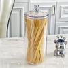 Latas Seladas Redondas Grau Alimentício Armazenamento Doméstico de Cozinha Lanches Grãos de Café Transparentes à Prova de Umidade Latas de Chá com Tampa