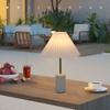 Abajur Plissado Personalizado Luminária de Mesa Nórdica Ins Quarto Mesa de Cabeceira Lâmpada de Atmosfera Modelo Quente Celebridade da Internet Luz Noturna Dimerizável