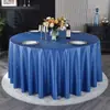Mantel para Mesa Redonda Grande de Hotel Impermeable y a Prueba de Aceite Sin Lavado Mantel para Mesa de Restaurante Cubierta para Plato Giratorio Manteles Redondos de Lujo Ligero Gama Alta