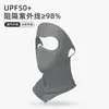 Mascarilla Protectora Solar de Seda de Hielo con Visera, Sombrero con Visera Anti-UV, Protector Solar de Pegamento Negro Integrado para Frente y Cuello, Estéreo y Transpirable