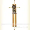 Adornos de Cruz de Pascua, Colgantes de Resina de Pascua, Artesanías Sólidas de Madera Festivas para Sala de Estar y Dormitorio
