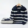 Suéter de Cachemira para Niños Medio Cremallera Cuello Alto Niños y Niñas Cachemira Jaspeada Engrosada Suéter Base de Punto Cuello POLO