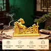Artesanato Trazedor de Fortuna na Cor Dourado Areia, Lingotes de Ouro para Riqueza Instantânea, Presentes de Decoração para Escritório para Atrair Riqueza, Fornecimento no Atacado