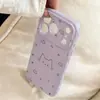 Funda de Teléfono Adecuada para Apple 18Promax Línea Graffiti Patrón de Gato, Funda Suave Linda para Apple 16/15/14/13