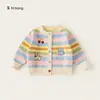 Colección de Suéteres para Niñas Cárdigans de Punto para Niños 2026 Primavera y Otoño Elegantes Abrigos Suéter para Niñas