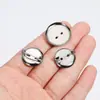 Alfinetes de Segurança de Disco de Metal com Cabeças de Travamento, Pinos Base para Broches DIY Feitos à Mão, Acessórios para Joias Atacado