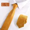Corbata estrecha de estilo coreano para hombre y mujer, de 6 cm, para vestir, de negocios, con cremallera, fácil de tirar, sin nudos, color negro