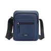 Bolso bandolera para hombre de color liso y gran capacidad, con un tacto de alta gama, ligero, casual, versátil, multicapa, impermeable, para el trabajo