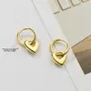 Pendientes de Plata de Ley S925 con Forma de Corazón con Diseño Estilo Ins y Elegante Diseño en Forma de Corazón para Mujer M03395