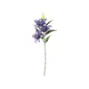 Flor artificial de lirio pequeño de 3 ramas, impresa en 3D, 3 flores y 1 capullo, lirio para decoración de bodas, arreglo floral para salón de bodas, decoración del hogar