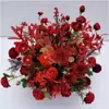 Decoração de Mesa para Casamento Rústico com Arranjos Florais Estilo Floresta, Decorações Florais no Local, Adereços para Cena de Gramado ao Ar Livre, Arranjos Florais, Mai Mai Taibao