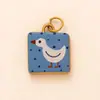 Colgante de Dibujos Animados de Animales 18K Básico para Bricolaje Acero Inoxidable Electroplateado al Vacío Color Dorado Cadena Ajustable de Conservación Color Europeo y Americano Accesorios
