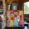 2026 Estación Independiente Transfronteriza Amazon Bolso Nuevo Bolso Tote Estampado Digital Bolso Tote Acolchado de Moda