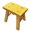 Taburete Pequeño de Madera Maciza Sin Instalación para Uso Doméstico, Taburete Bajo, Taburete para Adultos, Taburete Duradero para Cambiar Zapatos, Taburete Engrosado