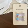Novos Estilos Presilhas de Cabelo Infantis com Estampa Xadrez, Frutas e Animais, Grampos, Presilhas Laterais, Presilhas para Franja