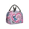 Bolsa de almuerzo Stitch de tela Oxford con dibujos animados, bolsa para conservar el calor, bolsa de aluminio para picnic, bolsa de almuerzo portátil