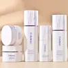 Stock de Puntos de Veta Plateada 40-120ml Botellas de Set Serie Glaciar Empaques para Cuidado de la Piel Botellas de Vidrio para Loción Frascos Dosificadores para Crema
