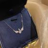 Amor Coroa Asas de Anjo Colar Meninas Nicho High-end Luz Luxo Moda Atacado ins Estilo Clavícula Cadeia Na Moda