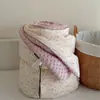Colcha de Gaze Dupla Camada 100% Algodão Estilo Ins Coreano, Lavável à Máquina, 100% Algodão, Colcha para Primavera e Outono, Colcha Quente para Inverno, Colcha para Ambientes Aquecidos