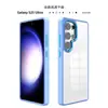 Para Samsung s25 funda de teléfono móvil Amazon venta al por mayor funda dura transparente resistente a caídas s25plus funda protectora de lente de metal