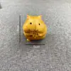 Adorno de Gato Curioso de Boj Lindo Animal Creativo Mini Juguete de Gato de Madera Pieza de Mano Regalo de Cumpleaños