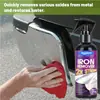KineShineX Removedor de Óxido para Piezas de Coche, Spray Pulidor de Metal para Puertas de Coche, Removedor de Óxido y Antioxidante para Utensilios de Cocina de Acero Inoxidable