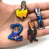 Nuevos Accesorios para Zuecos de Dibujos Animados Zootopia 2026 Goma Suave DIY Dijes para Zapatos de Jardín Accesorios para Sandalias