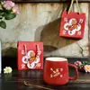 Taza Nueva Regalo Taza de Agua Creativa Cerámica Año Animal Souvenir Festivo Taza Taza de Regalo de Año Nuevo