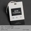Etiquetas de Ropa de Alta Gama Hechas de Cartón Grueso, Etiquetas de Ropa Hechas a Medida para Ropa de Hombre y Mujer, Etiquetas Colgantes con Diseño de Logo