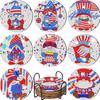 Suministro Exclusivo Transfronterizo de Posavasos DIY de Pintura de Diamantes, Manteles Individuales Redondos, Manteles Individuales Creativos Navideños de Mandala para Niños