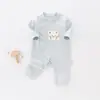 Mameluco de Algodón Puro para Bebé, Ropa para Bebés Niños y Niñas, Pelele para Recién Nacidos, Protección de Barriga, Estilo para Todas las Estaciones