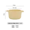 Hermoso Bol de Arroz, Bol de Cerámica para Hornear Estilo Ins, Bol para Comida de Bebé, Bol para Arroz al Horno en Freidora de Aire con Doble Asa, Bol para Postre