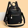 Boutique Transfronteriza 2025 Mochila Nueva Bolso de Mujer Moderno Simple Casual Gran Capacidad Mochila de Viaje Mochila