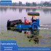 Pequeno semiautomático água grama colheita barco simples operação cortador barco Reed água jacinto colheita barco de salvamento