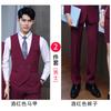 Chaleco Unisex Ropa de Trabajo Chaleco de Mujer Versátil Ropa de Negocios Conjunto de Tres Piezas Chaleco Coreano para Mujer Chaleco Chaqueta sin Mangas
