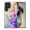 Adequado para Samsung S25Ultra Capa de Vidro Temperado para Celular S26Plus Comércio Exterior S24 Cenário A06 Flores A17