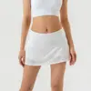 Falda deportiva de secado rápido para mujer, cómoda y transpirable, adecuada para fitness y yoga, de cintura alta, adelgazante, falda de tenis anti-exposición