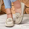 2026 Verano Nuevos Zapatos Casuales Planos de Talla Grande Transfronterizos Malla Transparente Bloque de Color Moda Slip-On Planos Bajos para Mujer