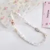 Capa de Celular com Laço e Estrela, Alça de Corrente, Pingente de Cordão com Contas Artesanais, Bolsa Universal para Câmera de Celular