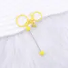 Chaveiro de Miçangas DIY Transfronteiriço Chaveiro de Metal Colorido Pingente para Conjunto de Fone de Ouvido de Celular Chaveiro de Miçangas Fofo