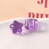 Pendientes de resina con purpurina de estrella de cinco puntas de alto brillo de Corea, accesorios para bricolaje, horquillas para el cabello, fundas para teléfonos móviles, venta al por mayor